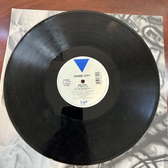 INNER CITY Big Fun Techno House 1988 0-96610 Vinyl 12'' - Picture 6 of 7